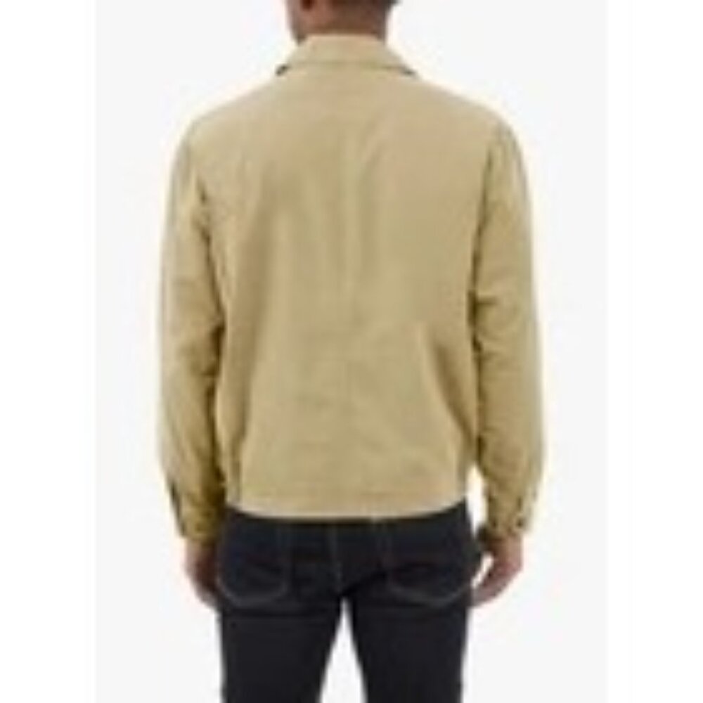 London Fog Mens Golf Jacket 2XL Camel Microfiber Lightweight Solid Zip Front NEW - Picture 2 of 9
